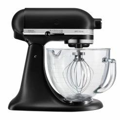 KitchenAid KAD Küchenmaschine Matte Black + Glasschüssel | 17340