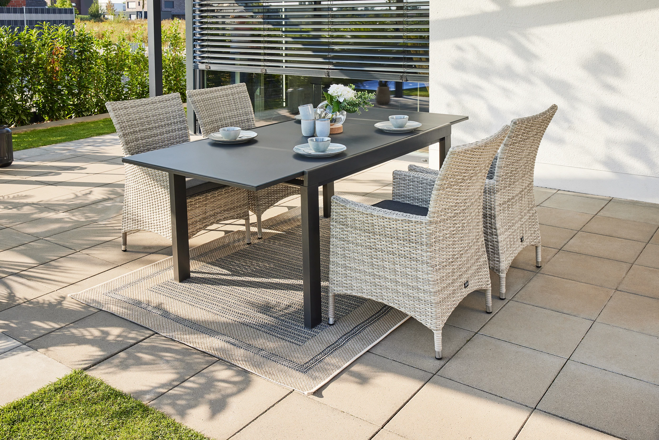 Primaster Diningsessel Nardo XL Aus Kunststoffgeflecht, Greyline 4 Primaster Diningsessel Nardo XL Aus Kunststoffgeflecht, Greyline – Bild 2