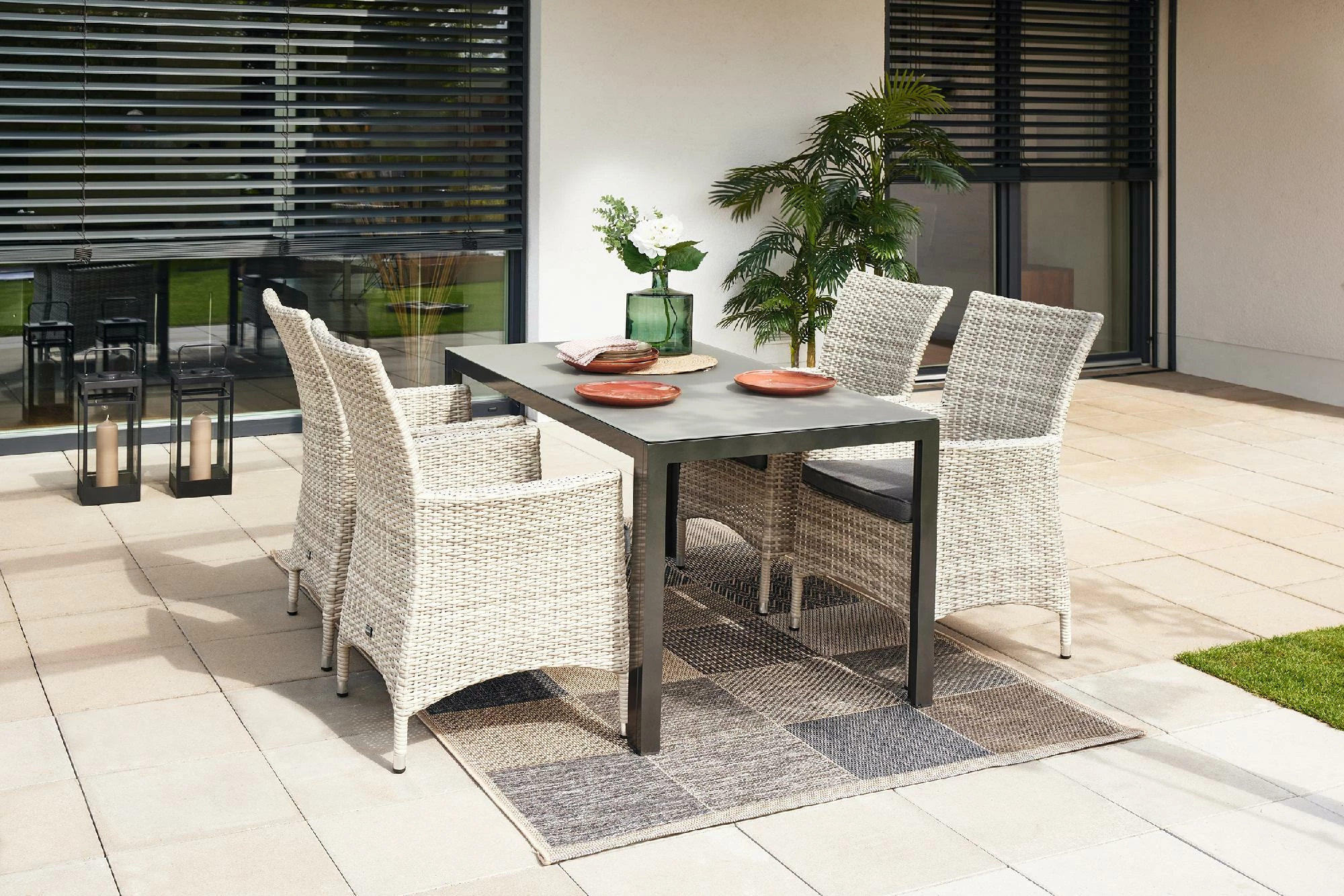 Primaster Diningsessel Nardo XL Aus Kunststoffgeflecht, Greyline 3 Primaster Diningsessel Nardo XL Aus Kunststoffgeflecht, Greyline