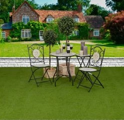 Primaster Tisch Provence Ø 60 Cm, Höhe 72 Cm, Rund, Mosaik