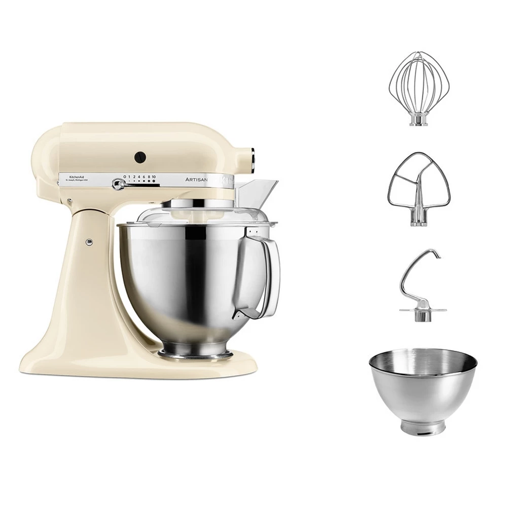 KitchenAid - Artisan Küchenmaschine 5KSM185PS - Crème 4 KitchenAid - Artisan Küchenmaschine 5KSM185PS - Crème – Bild 2
