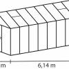 Vitavia Gewächshaus Zeus 15700 266 X 622 Cm Aluminium 10 Mm Hohlkammerplatten -KitchenAid Sales 4005717005146 2604534