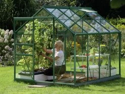 Vitavia Gewächshaus Venus 5000 192 X 254 Cm Smaragd 3 Mm Sicherheitsglas