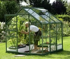 Vitavia Gewächshaus Venus 3800 192 X 192 Cm Smaragd 3 Mm Sicherheitsglas