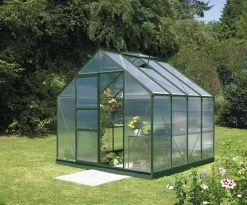 Vitavia Gewächshaus Merkur 6700 254 X 254 Cm Smaragd 6 Mm Hohlkammerplatten