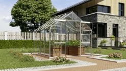 Vitavia Gewächshaus Mars 6700 254 X 254 Cm Aluminium 3 Mm Sicherheitsglas