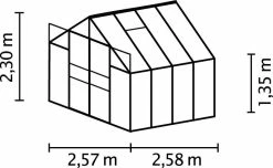 Vitavia Gewächshaus Mars 6700 254 X 254 Cm Smaragd 3 Mm Sicherheitsglas 11 Vitavia Gewächshaus Mars 6700 254 X 254 Cm Smaragd 3 Mm Sicherheitsglas -KitchenAid Sales 4005717009960 1
