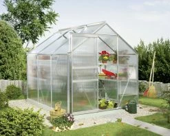 Vitavia Gewächshaus Calypso 4400 192 X 228 Cm Aluminium 4 Mm Hohlkammerplatten