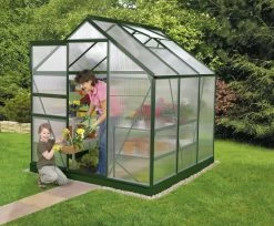 Vitavia Gewächshaus Venus 3800 192 X 192 Cm Smaragd 6 Mm Hohlkammerplatten