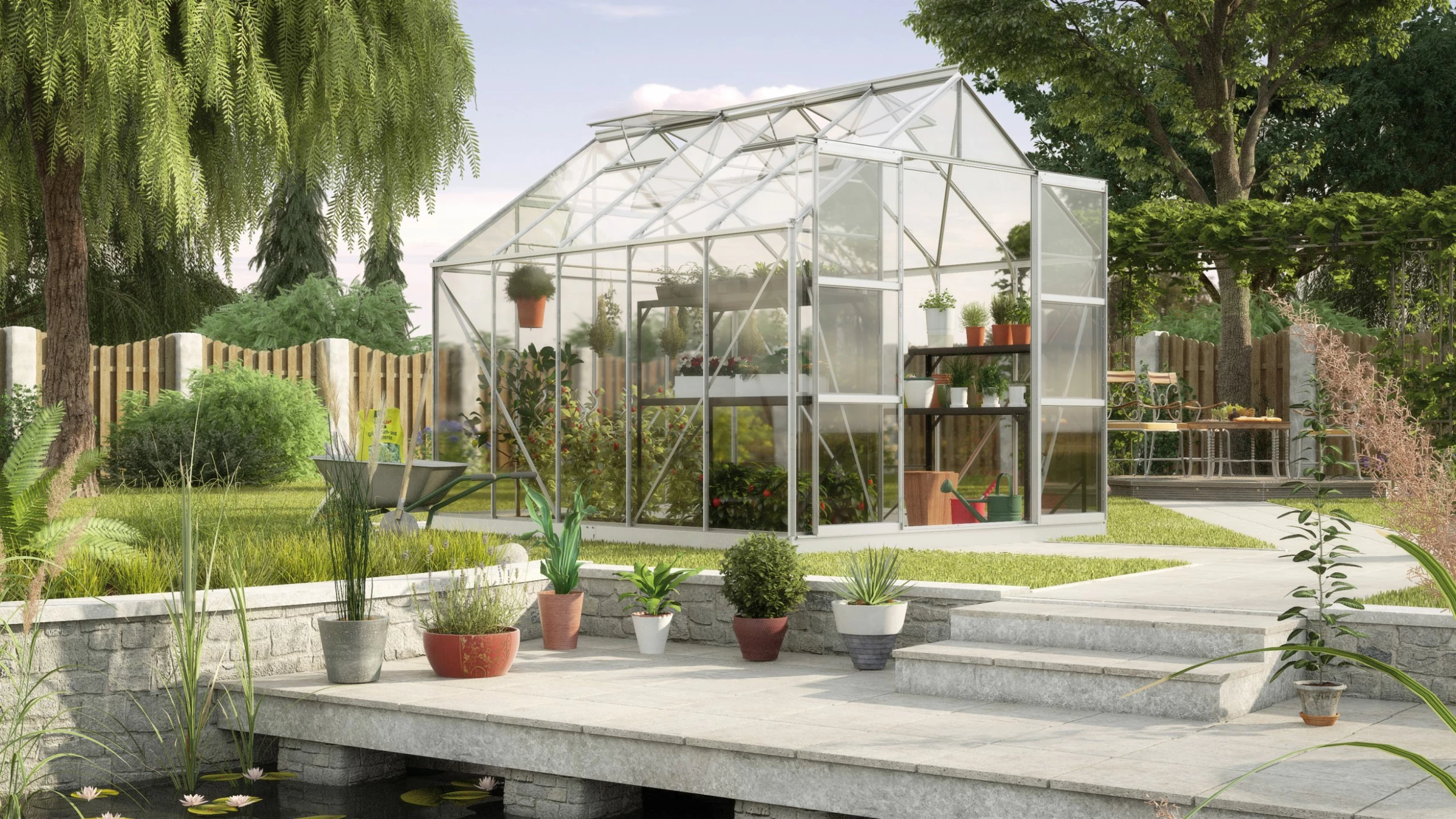 Vitavia Gewächshaus Uranus 8300 254 X 317 Cm Aluminium 3 Mm Sicherheitsglas 6 Vitavia Gewächshaus Uranus 8300 254 X 317 Cm Aluminium 3 Mm Sicherheitsglas – Bild 4