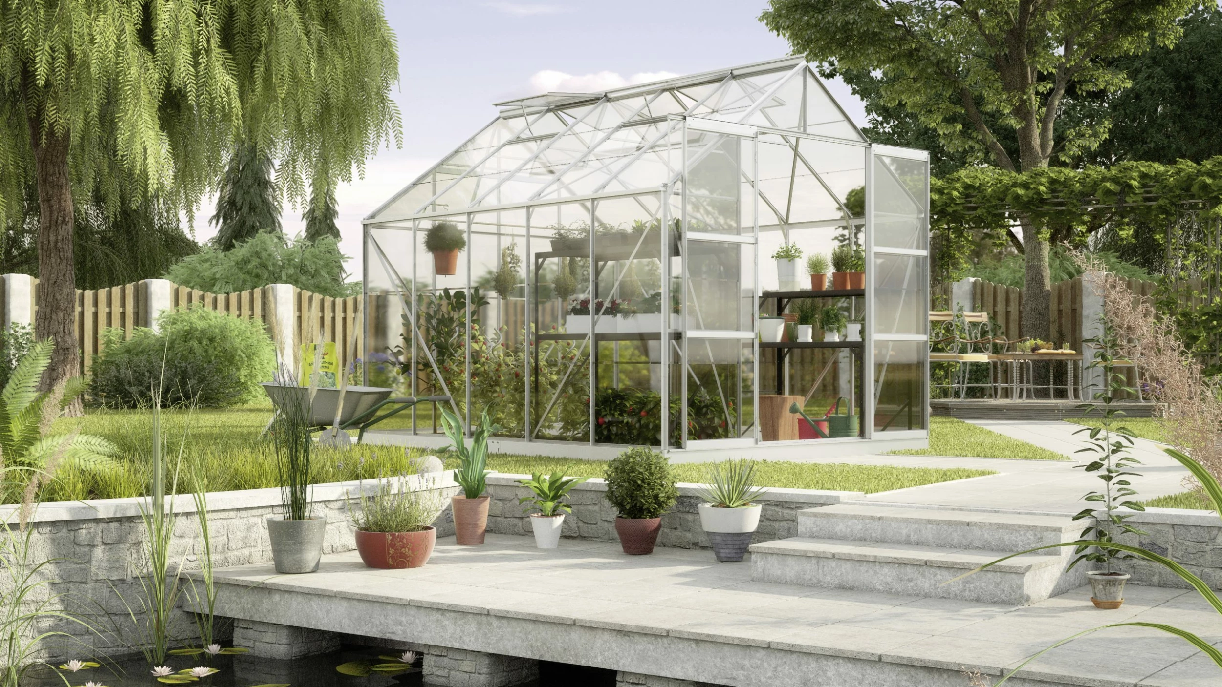 Vitavia Gewächshaus Uranus 8300 254 X 317 Cm Aluminium 3 Mm Sicherheitsglas 3 Vitavia Gewächshaus Uranus 8300 254 X 317 Cm Aluminium 3 Mm Sicherheitsglas