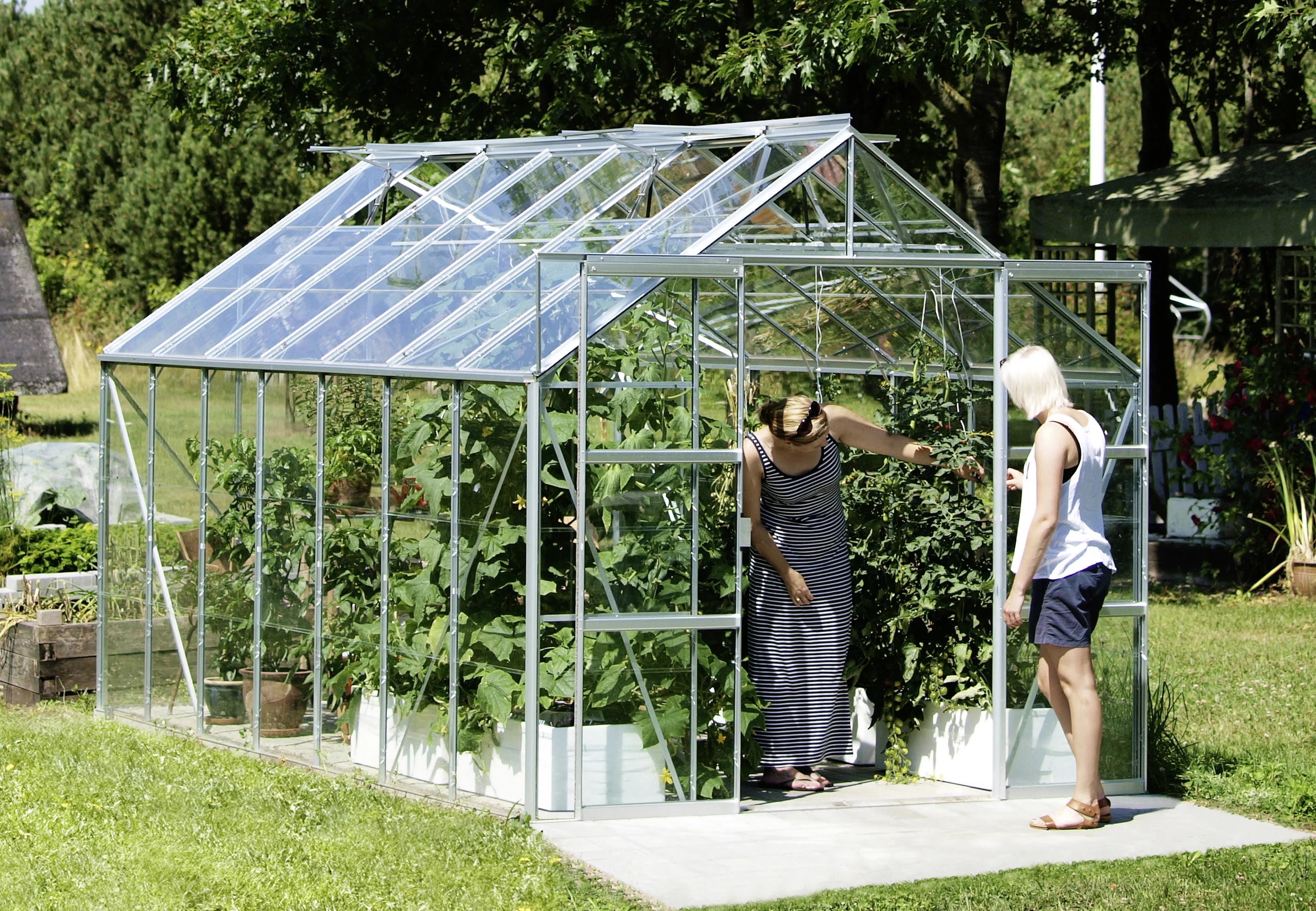 Vitavia Gewächshaus Uranus 11500 254 X 441 Cm Aluminium 3 Mm Sicherheitsglas 7 Vitavia Gewächshaus Uranus 11500 254 X 441 Cm Aluminium 3 Mm Sicherheitsglas – Bild 5