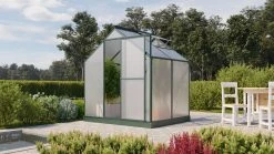 Vitavia Gewächshaus Eos 3100 190 X 153 Cm Smaragd 4 Mm Hohlkammerplatten