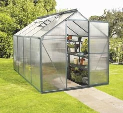Vitavia Gewächshaus Eos 6000 190 X 302 Cm Smaragd 4 Mm Hohlkammerplatten