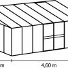 Vitavia Anlehngewächshaus Helena 11900 268 X 470 Cm Aluminium 3 Mm Sicherheitsglas -KitchenAid Sales 4005717087852 2606134