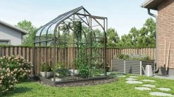 Vitavia Gewächshaus Orion 5000 202 X 257 Cm Schwarz 3 Mm Sicherheitsglas