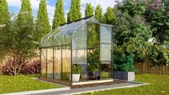 Vitavia Gewächshaus Orion 3800 202 X 195 Cm Schwarz 3 Mm Sicherheitsglas