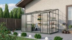 Vitavia Anlehngewächshaus Osiris 6500 190 X 317 Cm Smaragd 6 Mm Hohlkammerplatten