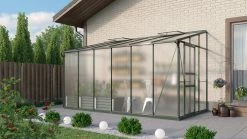 Vitavia Gewächshaus Osiris 7800 190 X 379 Cm Smaragd 4 Mm Hohlkammerplatten