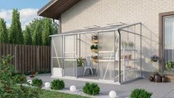 Vitavia Anlehngewächshaus Osiris 6500 190 X 317 Cm Aluminium 4 Mm Hohlkammerplatten