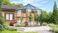 Vitavia Gewächshaus Juno 9000 383 X 331 Cm Smaragd 3 Mm Sicherheitsglas