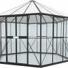 Vitavia Gewächshaus Juno 9000 383 X 331 Cm Schwarz 3 Mm Sicherheitsglas -KitchenAid Sales 4005717203962 1771716