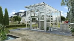 Vitavia Gewächshaus Aura 7800 275 X 270 Cm Aluminium Sicherheitsglas Und 10 Mm Hohlkammerplatten