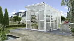 Vitavia Gewächshaus Aura 7800 275 X 270 Cm Weiss 10 Mm Hohlkammerplatten