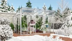 Vitavia Gewächshaus Aura 11500 275 X 396 Cm Weiss Sicherheitsglas Und 10 Mm Hohlkammerplatten