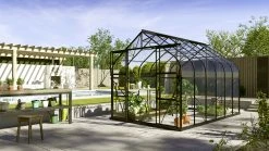 Vitavia Gewächshaus Dione 9900 264 X 383 Cm Schwarz 3 Mm Sicherheitsglas