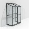 Vitavia Anlehngewächshaus Styx 900 65 X 130 Cm Schwarz 3 Mm Sicherheitsglas -KitchenAid Sales 4005717205737