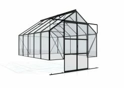 Vitavia Gewächshaus Cassandra 8300 257 X 324 Cm Schwarz 3 Mm Sicherheitsglas Ohne Sockel