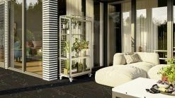 Vitavia Balkongewächshaus Stad 350 43 X 81 Cm Aluminium 3 Mm Sicherheitsglas Inkl. Rollfundament -KitchenAid Sales 4005717210670 3131823