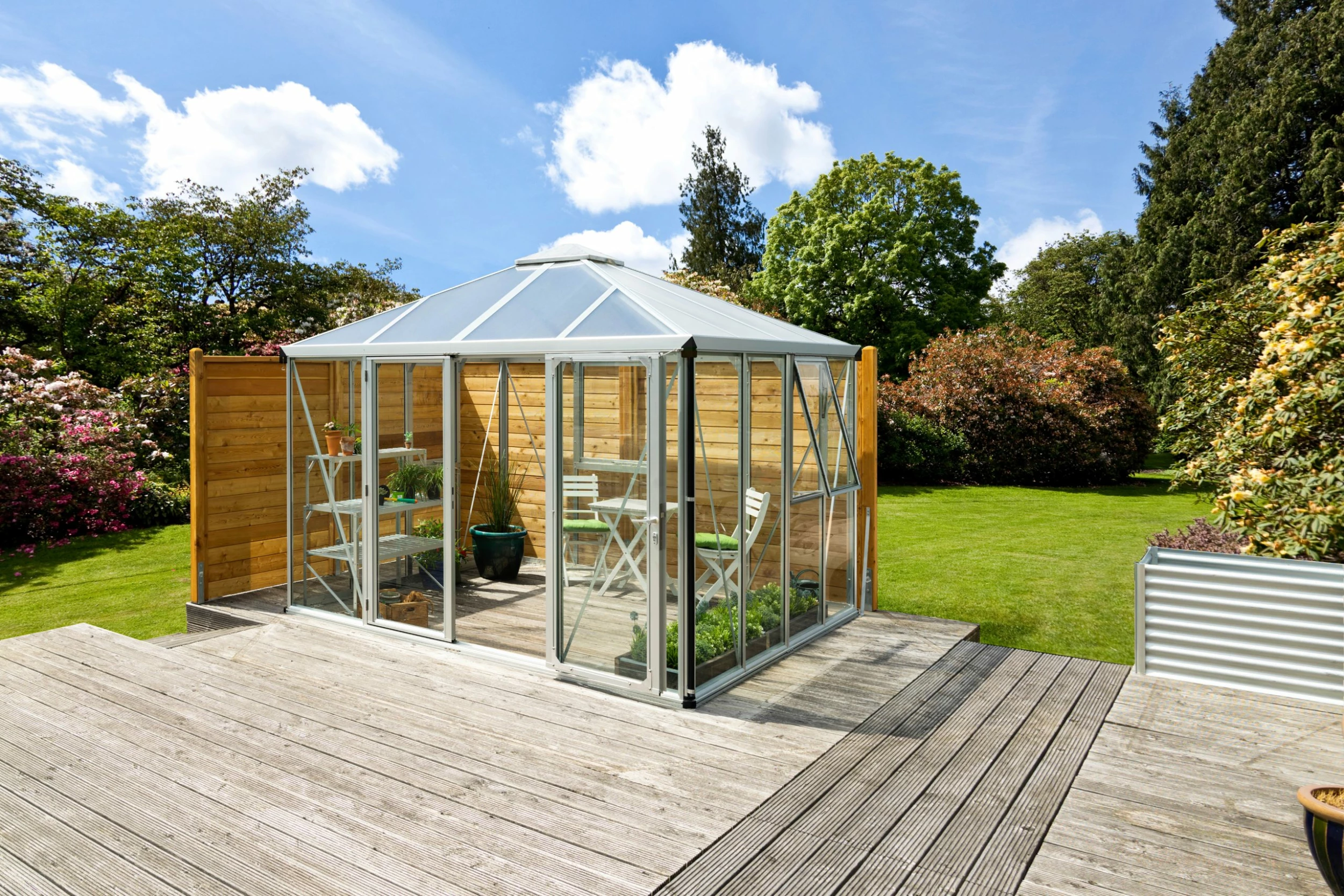 Vitavia Premium-Gewächshaus Minos 10200 317 X 322 Cm Aluminium 3 Mm Sicherheitsglas 3 Vitavia Premium-Gewächshaus Minos 10200 317 X 322 Cm Aluminium 3 Mm Sicherheitsglas