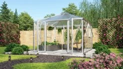 Vitavia Premium-Gewächshaus Minos 10200 317 X 322 Cm Aluminium 3 Mm Sicherheitsglas 7 Vitavia Premium-Gewächshaus Minos 10200 317 X 322 Cm Aluminium 3 Mm Sicherheitsglas -KitchenAid Sales 4005717212827 2495722