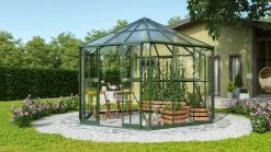 Vitavia Gewächshaus Pi 9000 383 X 333 Cm Smaragd 3 Mm Sicherheitsglas