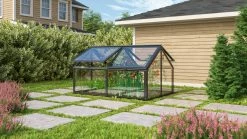 Vitavia Hochfrühbeet Zola 89 X 124 X 71 Cm 3 Mm Sicherheitsglas Schwarz