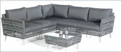 Sunny Smart Lounge Gruppe Lancaster Metallic-schwarz