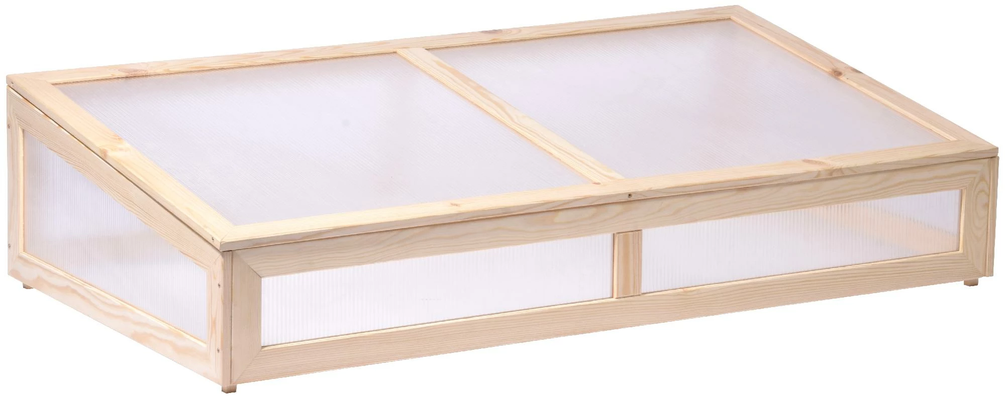 Dobar Frühbeetaufsatz Für Hochbeete 128 X 67 X 22 Cm, Kiefernholz, Natur 3 Dobar Frühbeetaufsatz Für Hochbeete 128 X 67 X 22 Cm, Kiefernholz, Natur