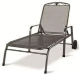 MWH Rollliege Savoy Eisengrau Stahlgestell Pulverbeschichtung (Elotherm)