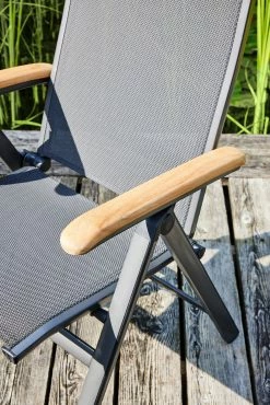 MWH Klappstuhl Reno Aluminium Mit Teak Armlehnen 10 MWH Klappstuhl Reno Aluminium Mit Teak Armlehnen -KitchenAid Sales 4260440953168 08