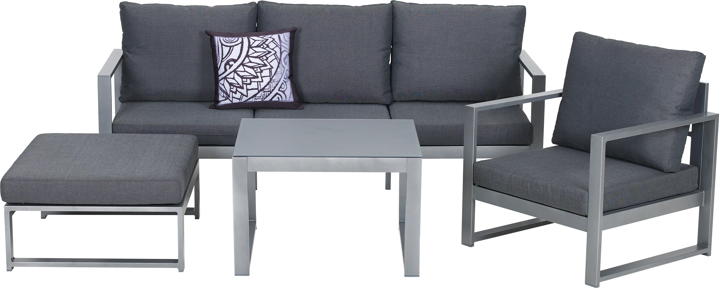 Primaster Lounge-Set Limone Inkl. Sitz- Und Rückenkissen 3 Primaster Lounge-Set Limone Inkl. Sitz- Und Rückenkissen