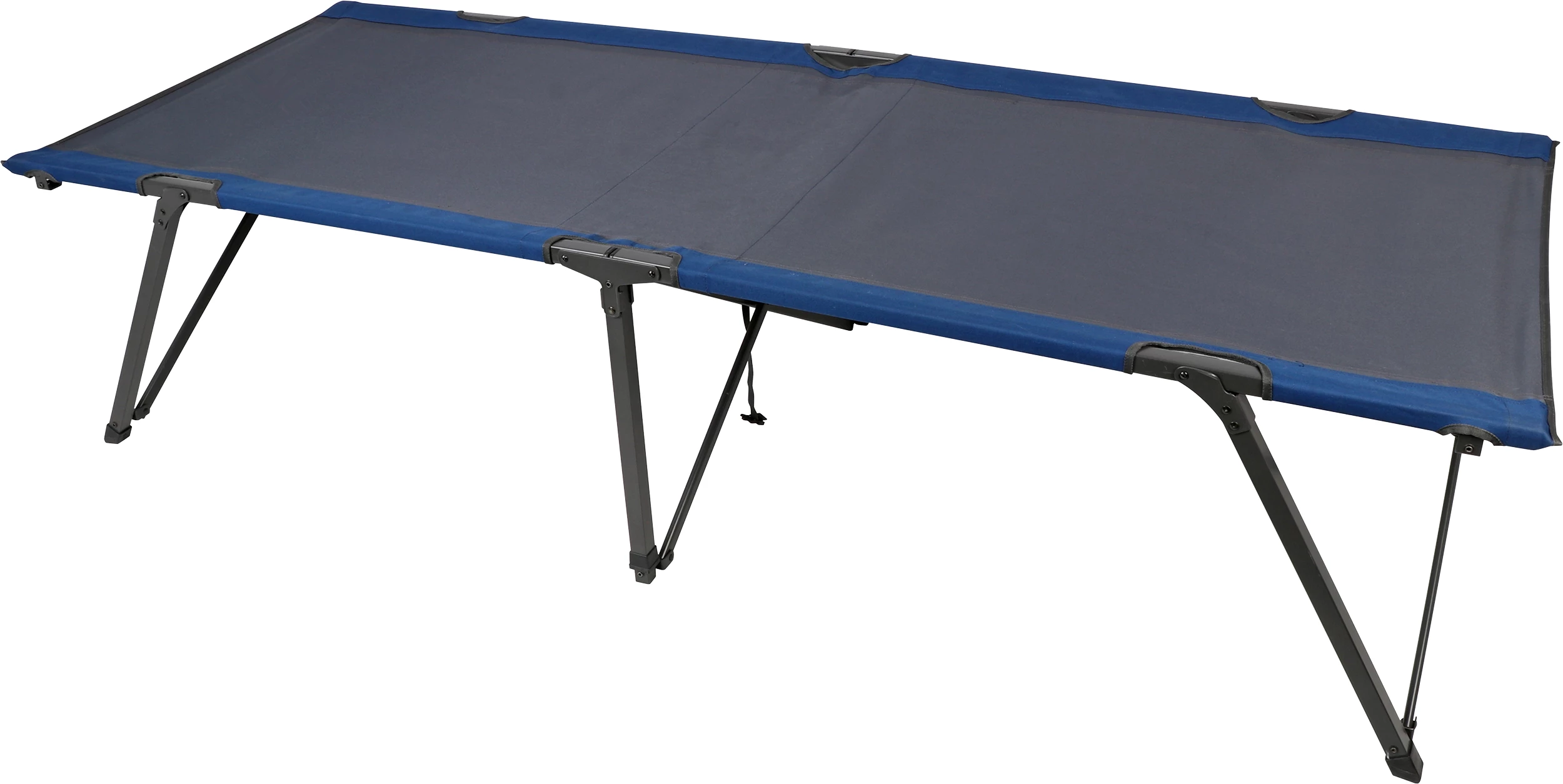 TrendLine Campingliege Feldbett, Schwarz-blau 3 TrendLine Campingliege Feldbett, Schwarz-blau