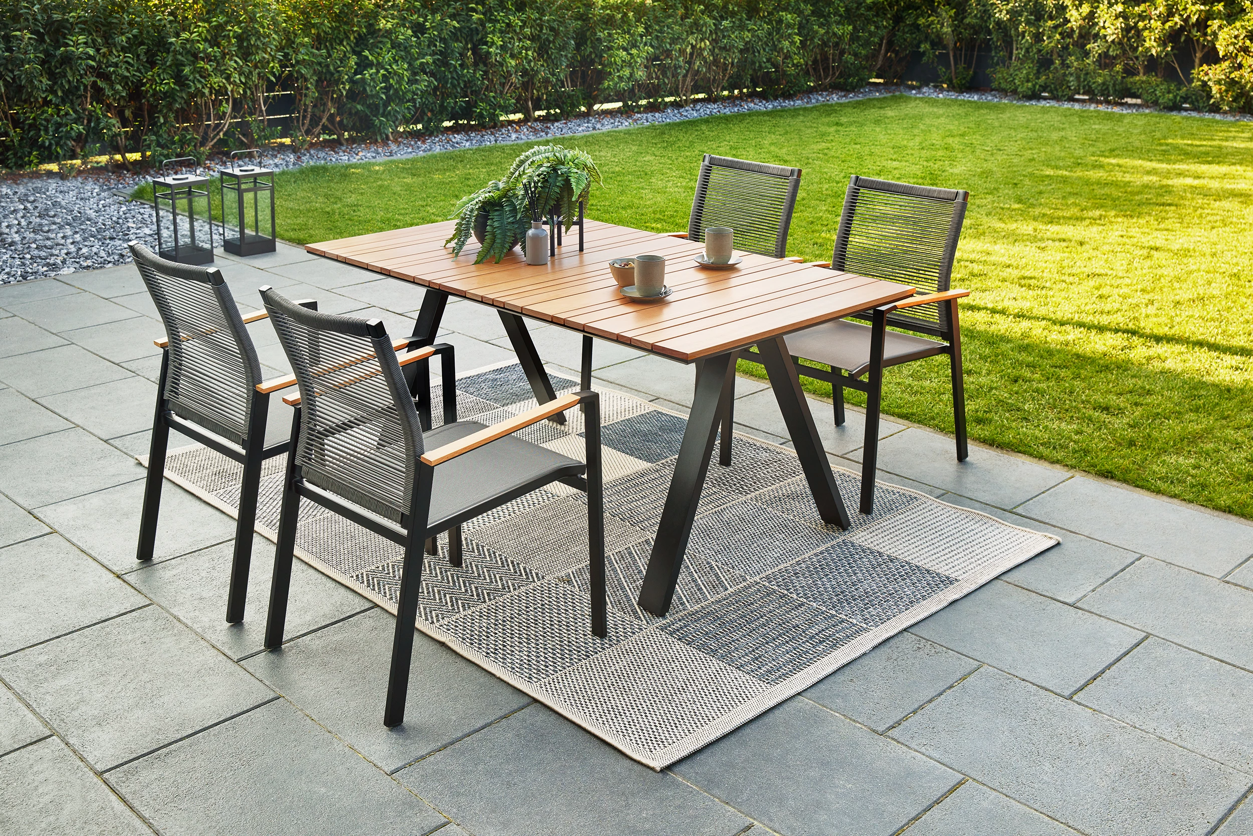 Primaster Gartentisch Oakland 160 X 90 X 75 Cm 3 Primaster Gartentisch Oakland 160 X 90 X 75 Cm – Bild 2