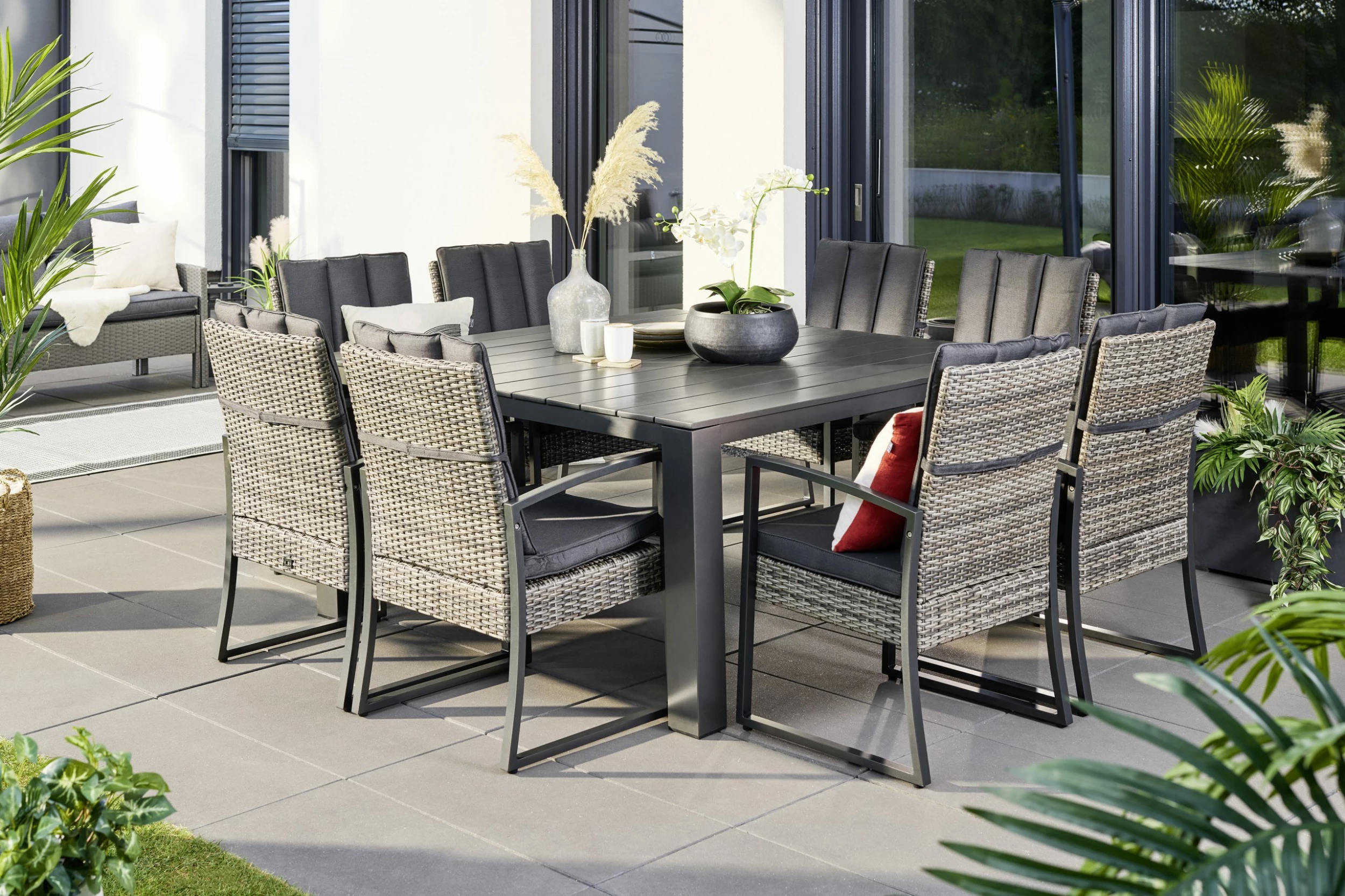 Primaster Aluminiumtisch Marseille 152 X 152 X 74,5 Cm 5 Primaster Aluminiumtisch Marseille 152 X 152 X 74,5 Cm – Bild 3