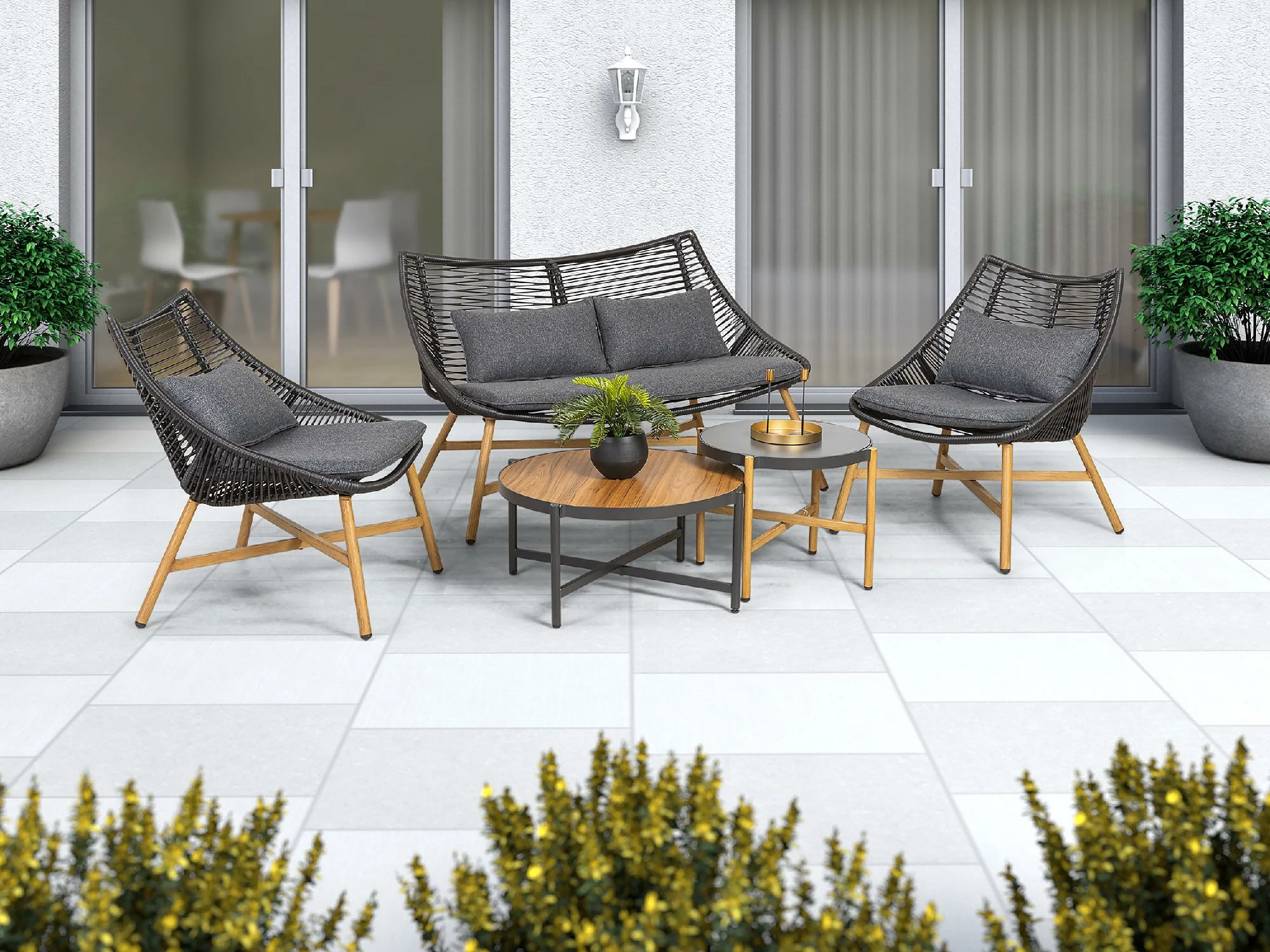 TrendLine Lounge Set Formentera Inkl. Auflagen 4 TrendLine Lounge Set Formentera Inkl. Auflagen – Bild 2