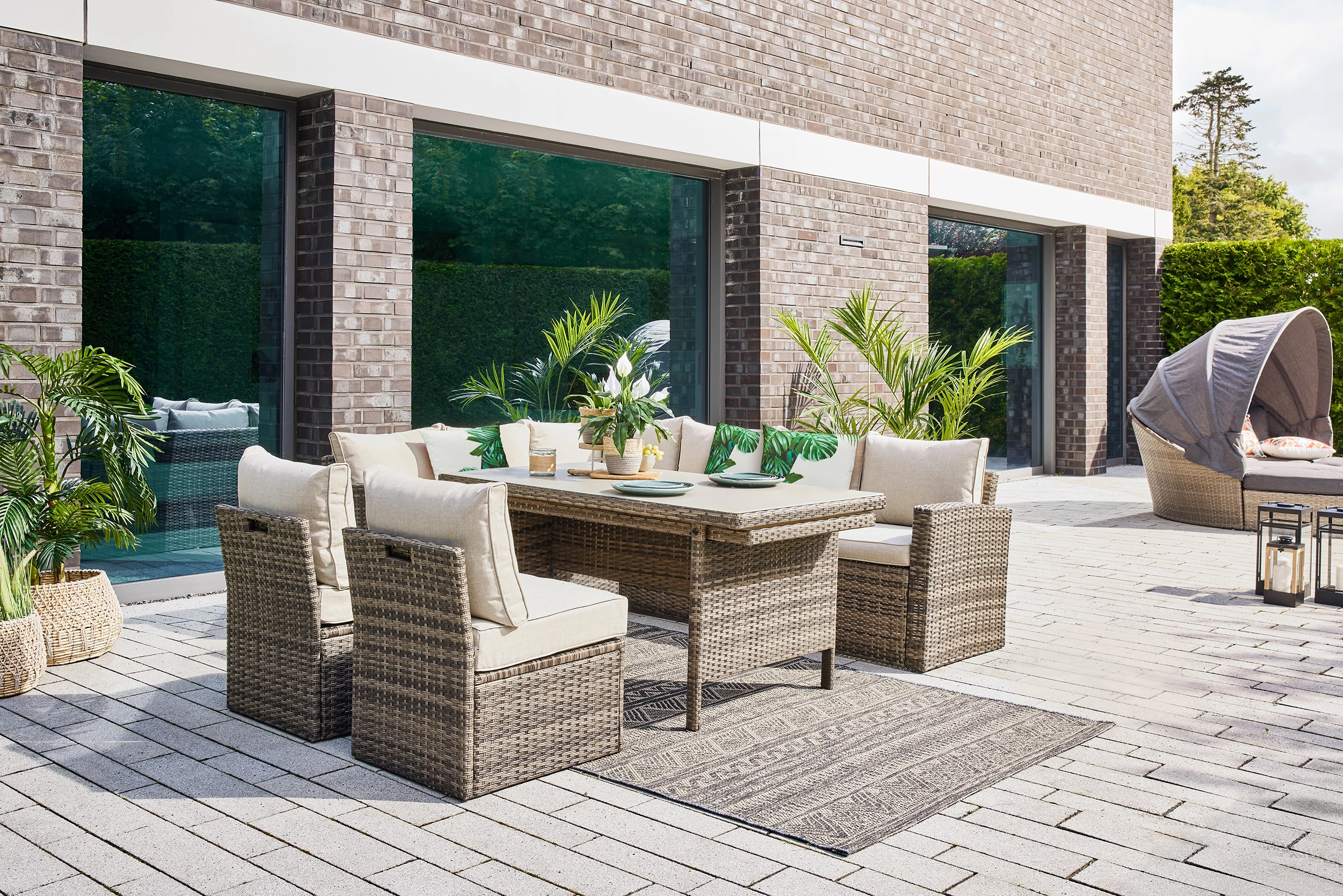 TrendLine Dining Lounge Möbelset Avila Inkl. Sitz- Und Rückenkissen 5 TrendLine Dining Lounge Möbelset Avila Inkl. Sitz- Und Rückenkissen – Bild 3