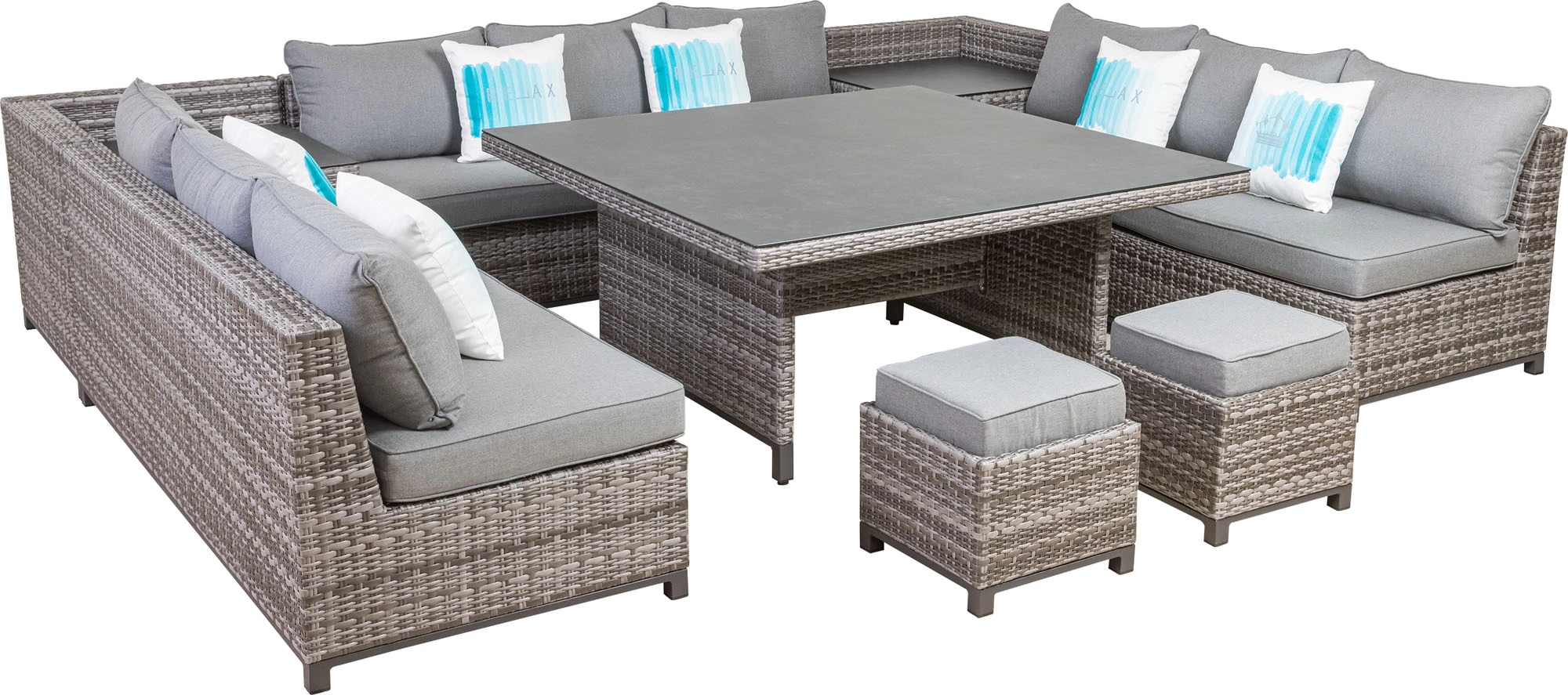 Primaster Dining Lounge Möbelset Tavira Inkl. Kissen 4 Primaster Dining Lounge Möbelset Tavira Inkl. Kissen – Bild 2