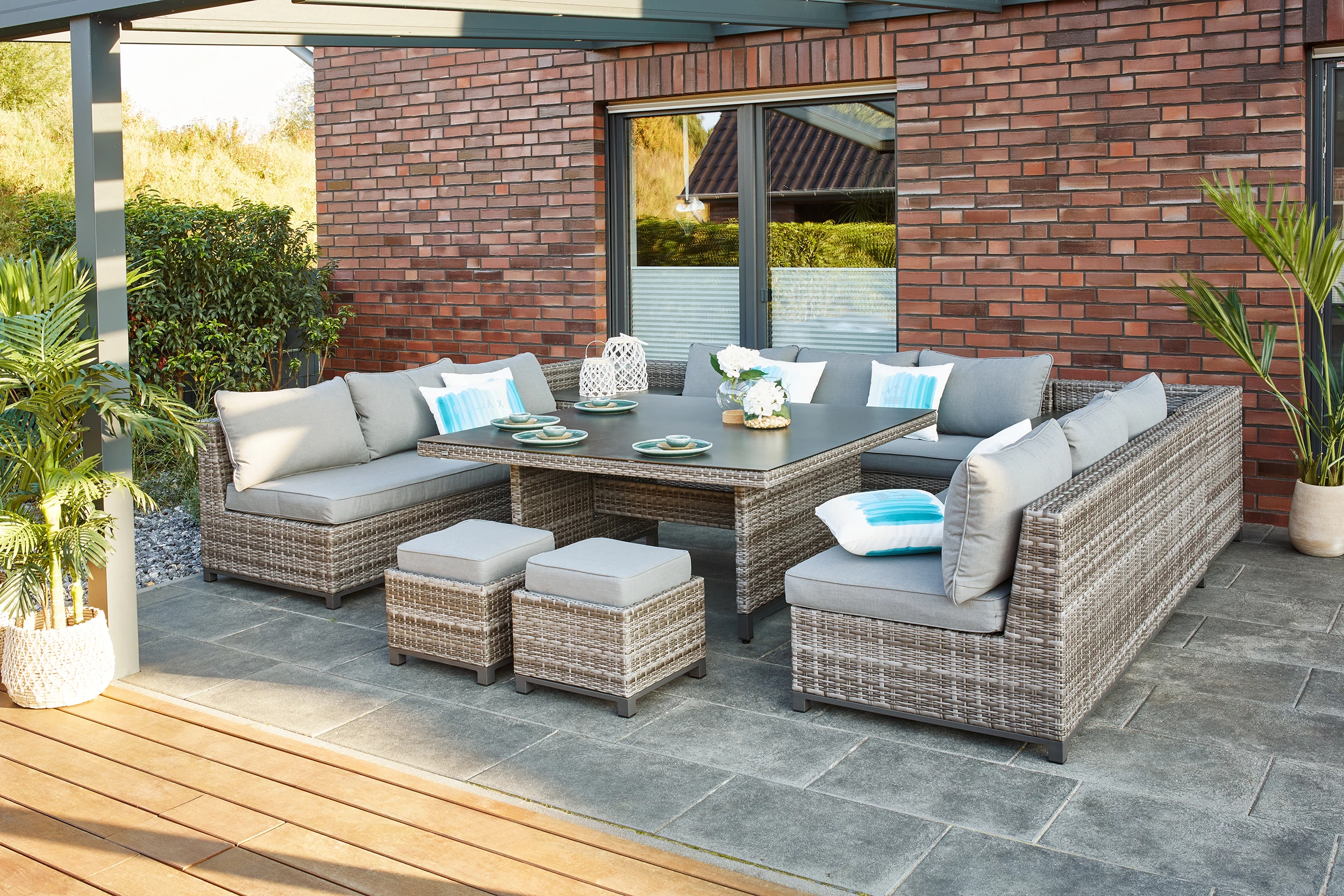 Primaster Dining Lounge Möbelset Tavira Inkl. Kissen 3 Primaster Dining Lounge Möbelset Tavira Inkl. Kissen