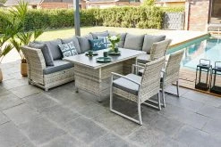 Primaster Dining Lounge Möbelset Tulum Inkl. Allwetter Kissen